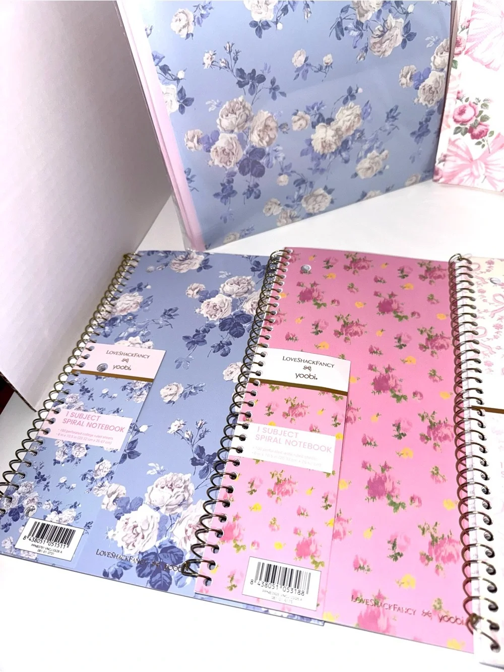 LoveShackFancy X Target Yoobi Notebook and Folders Set